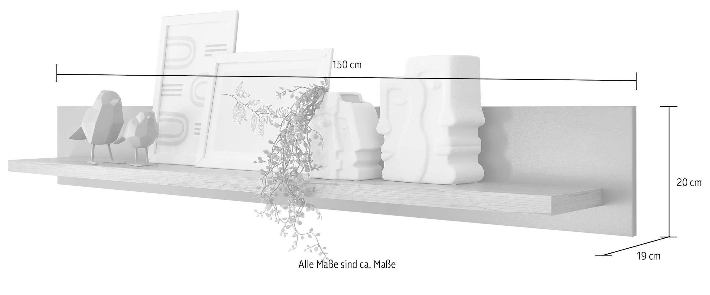 Home affaire Wandboard »CHAMBORD«, Breite ca. 150 cm