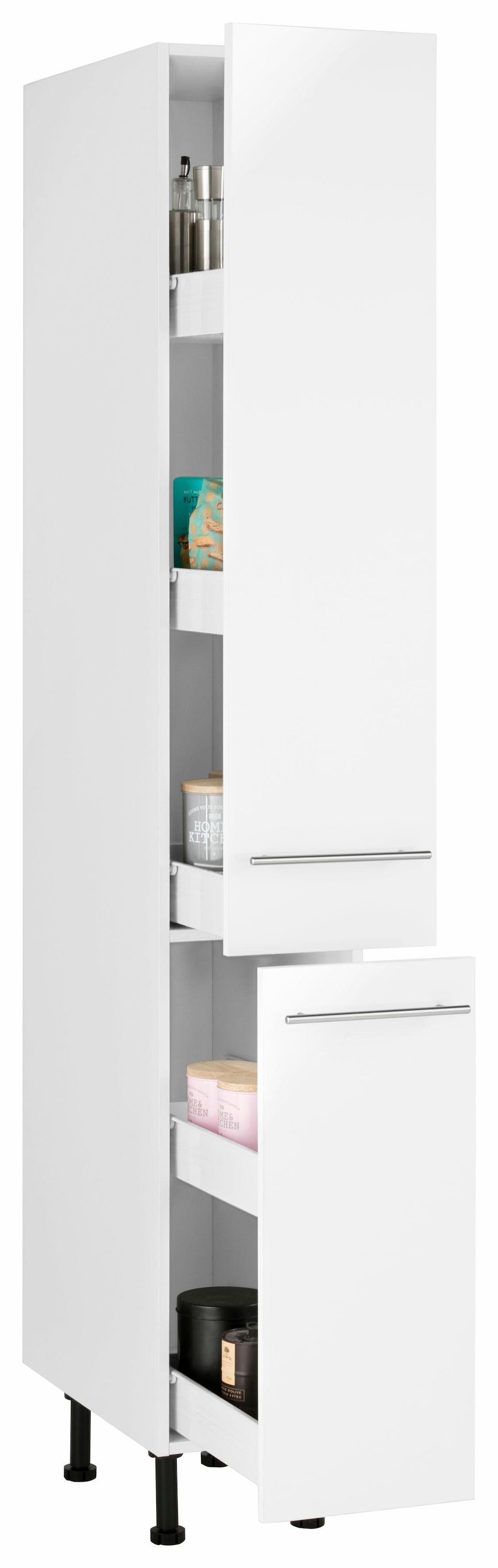 wiho Küchen Apothekerschrank »Ela«, mit 2 Auszügen, mit  Soft-Close-Funktion, 30 cm breit auf Raten bestellen