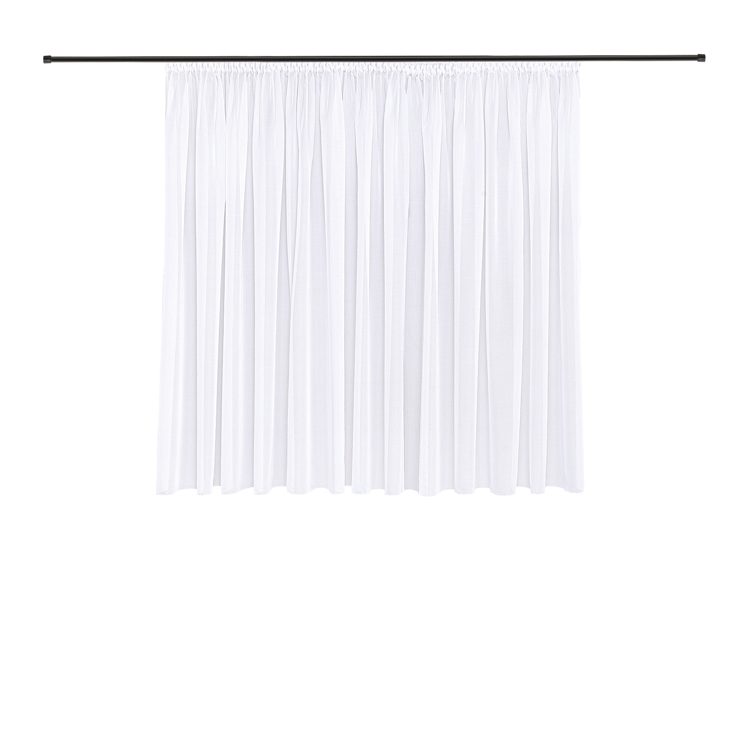 Gerster Gardine »Alina« Smokband 1 Stk. tlg. Pflegeleichte, matte Effekt-We günstig online kaufen