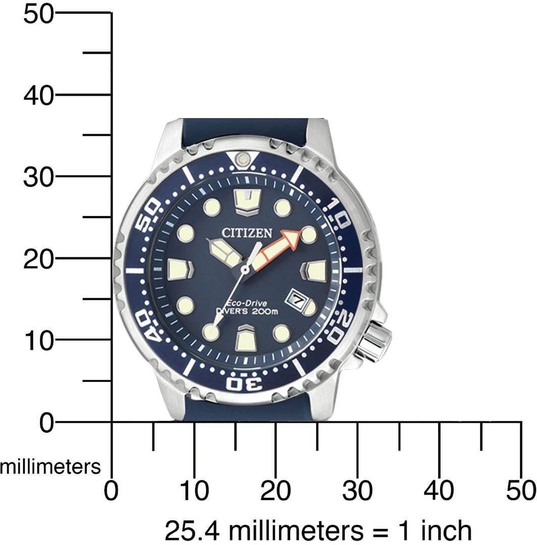 Citizen Taucheruhr »Promaster Marine Eco-Drive Diver 200m, EP6051-14L«, Armbanduhr, Damenuhr, Solar