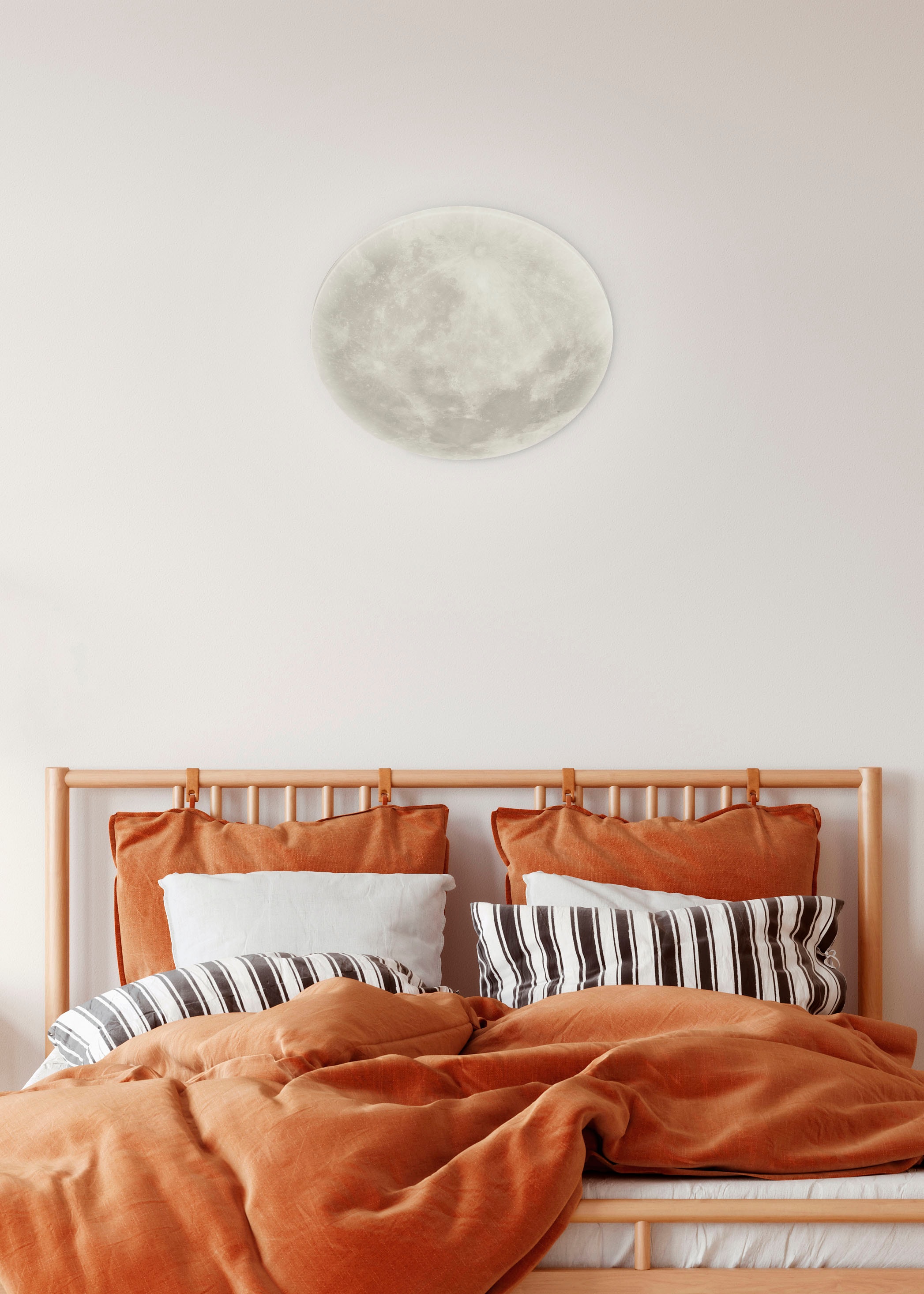 TRIO Leuchten LED Deckenleuchte »Lunar«, mit Fernbedienung, integrierter Dimmer, Nachtlicht
