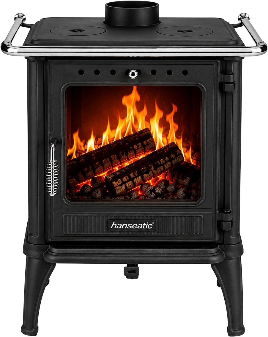 Hanseatic Kaminofen »Ambrosia« Großer Feuerraum