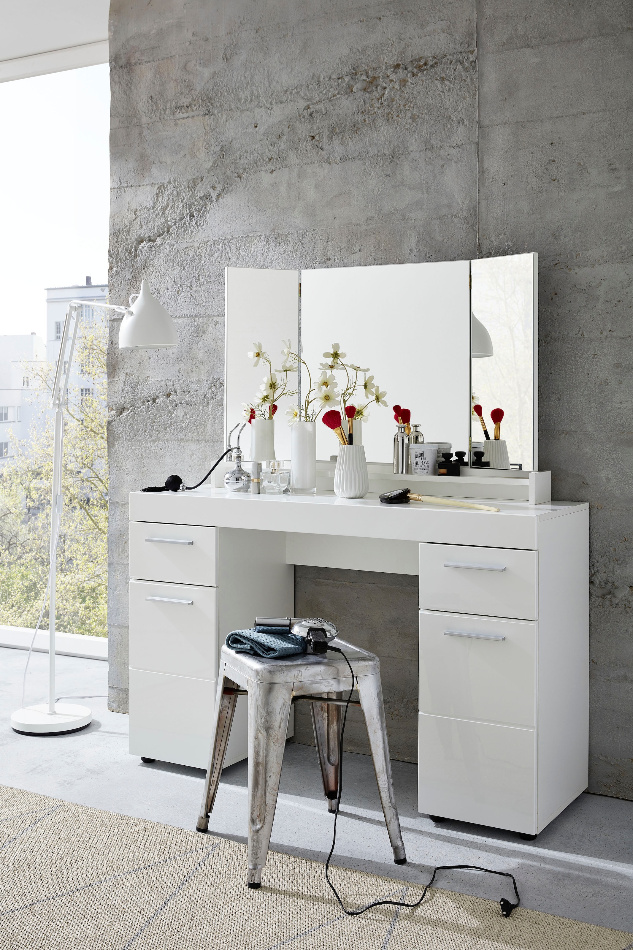 Home affaire Schminktisch »Avena« Set,  inkl. Spiegel