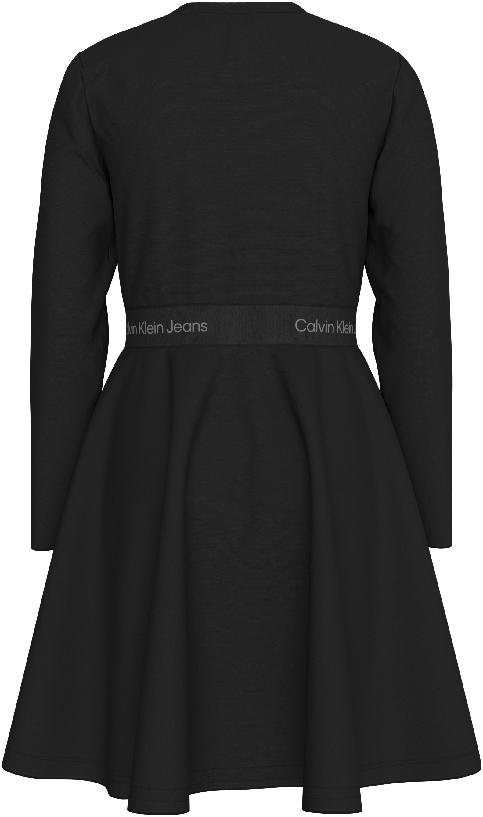 Calvin Klein Jeans Skaterkleid »Ls Logo Tape Punto Dress«, für Kinder bis 16 Jahre und mit Logoschriftzug
