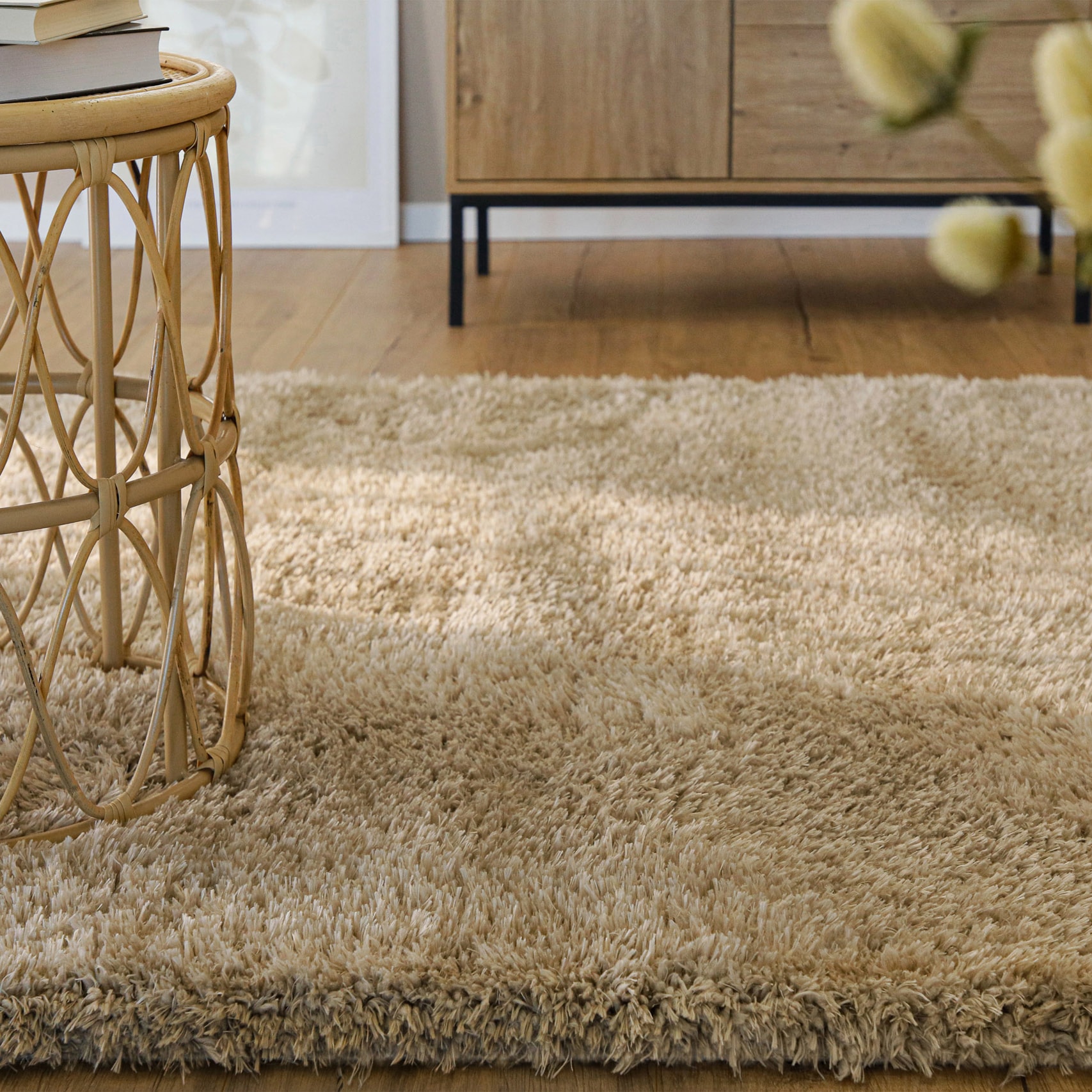 Esprit Hochflor-Teppich »YOGI  ESP-096« rechteckig 50 mm Höhe Läufer, flauschiger weicher Flor aus 100% recyceltem PET, Wohnzimmer