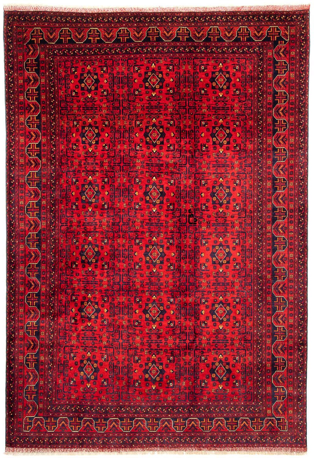 morgenland Orientteppich »Afghan - Kunduz - 287 x 199 cm - dunkelrot«, rech günstig online kaufen