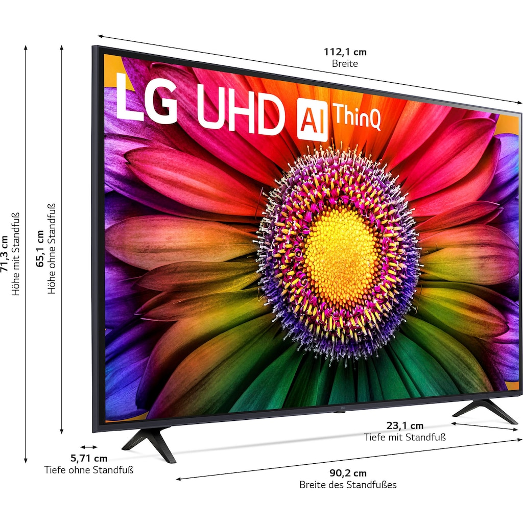 LG LED-Fernseher »50UR80006LJ«, 126 cm/50 Zoll, 4K Ultra HD, Smart-TV
