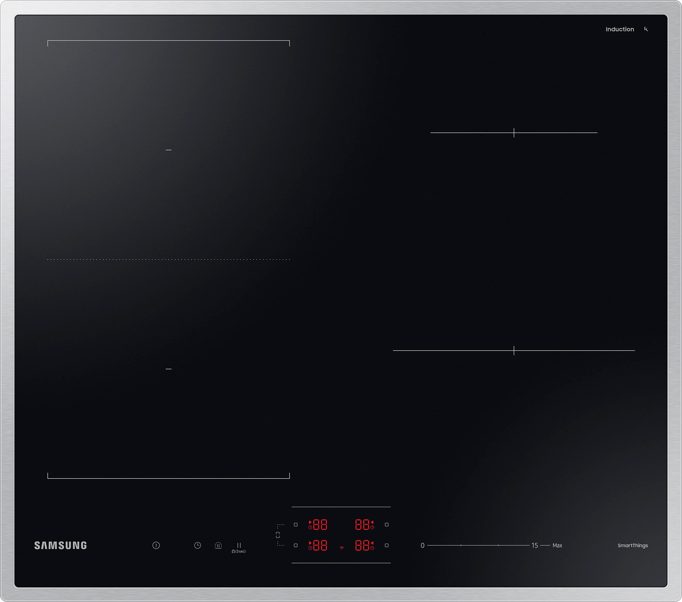 Samsung Flex-Induktions-Kochfeld "NZ64B5046HK/U1" schwarz