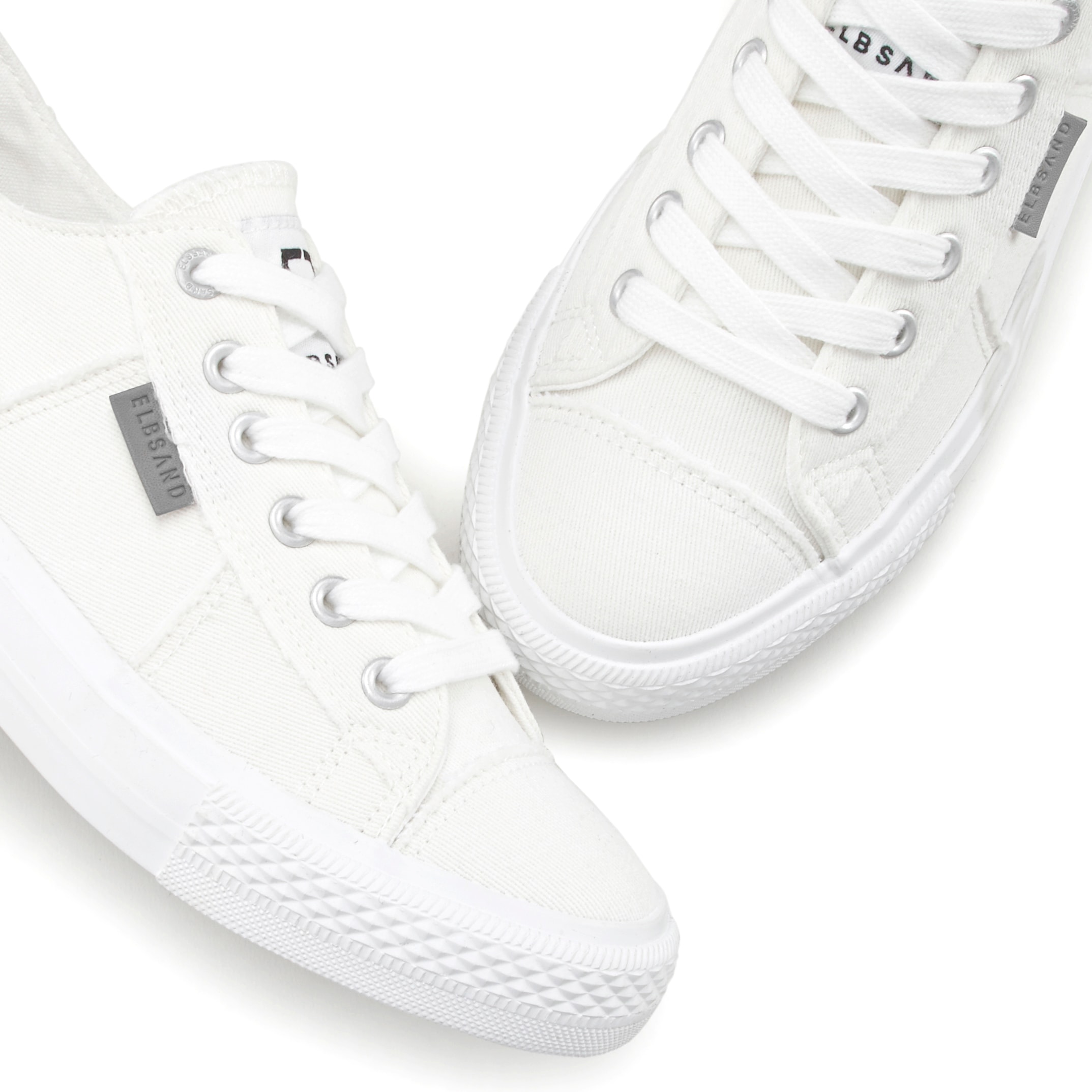 Elbsand Sneaker »Schnürschuh,«, Schnürhalbschuh, Freizeitschuh aus Textil, Used-Look VEGAN