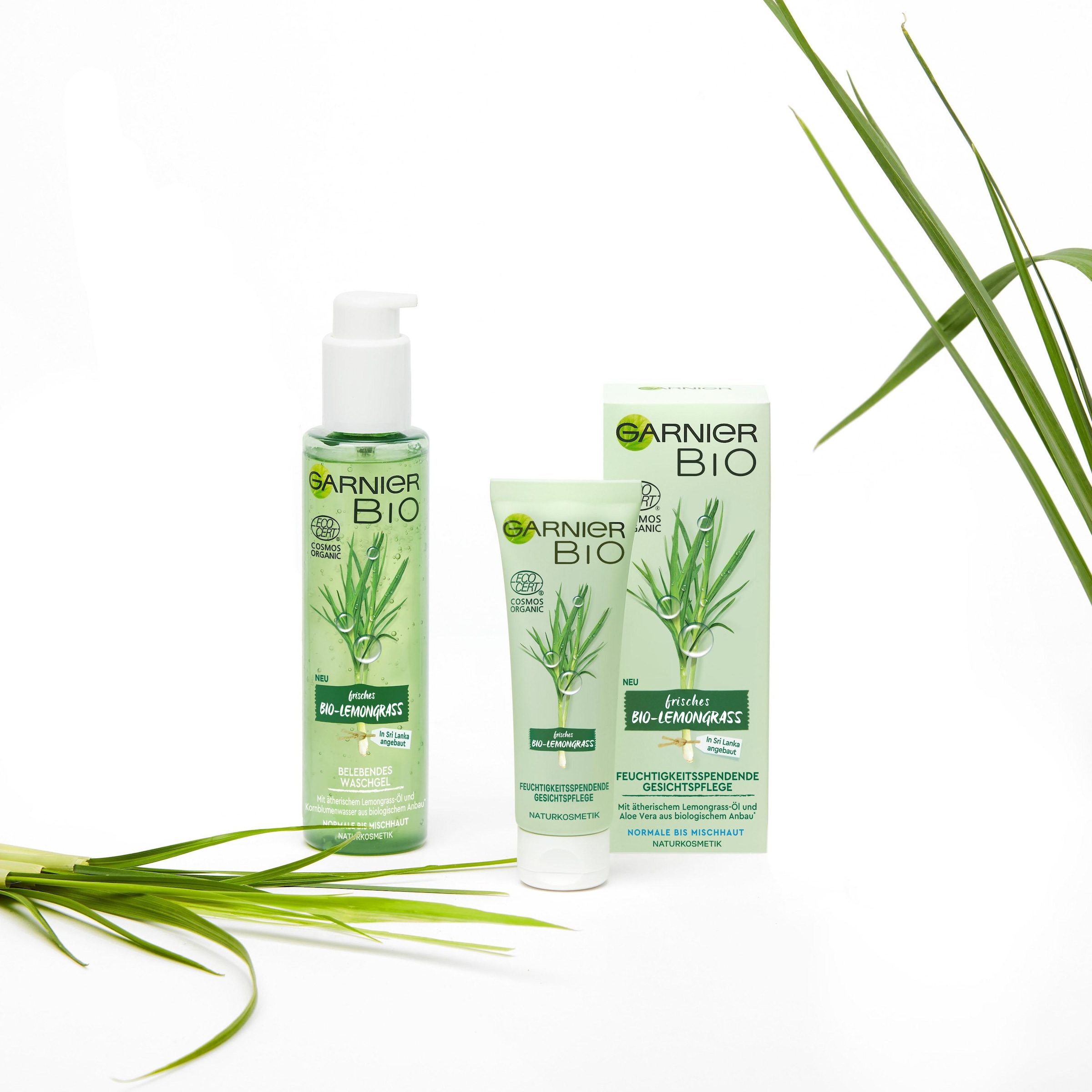 GARNIER Gesichtsreinigungsgel »Bio Lemongrass«, mit hoher Wirkungskraft