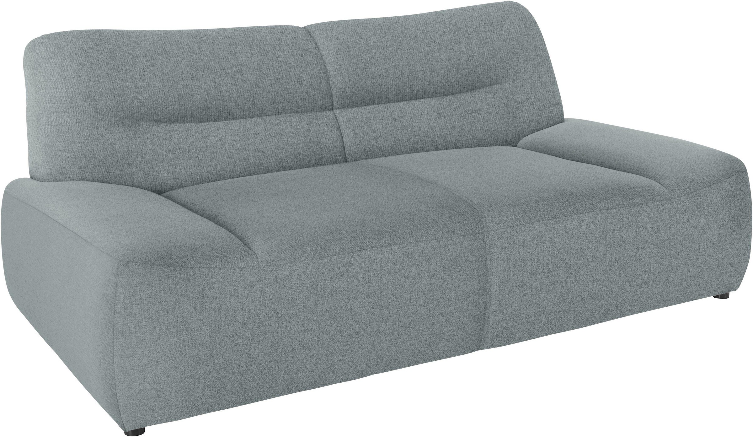 DOMO collection 2-Sitzer »Cesena modernes Sofa mit flachen Armlehnen, komfortabel«, fester Sitzkomfort, frei im Raum stellbar