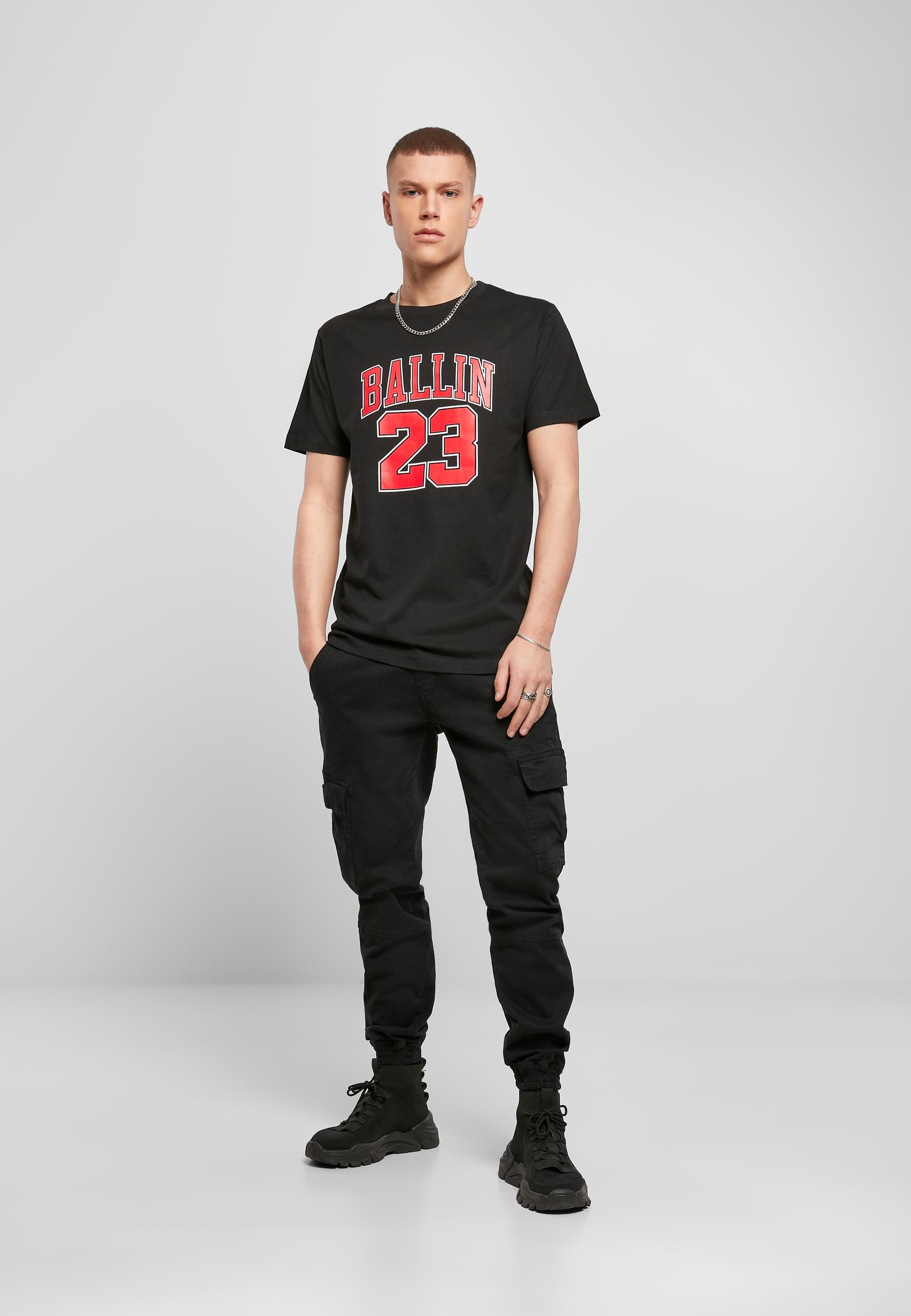MisterTee Kurzarmshirt »MisterTee Herren Ballin 23 Tee« 1 Stk.