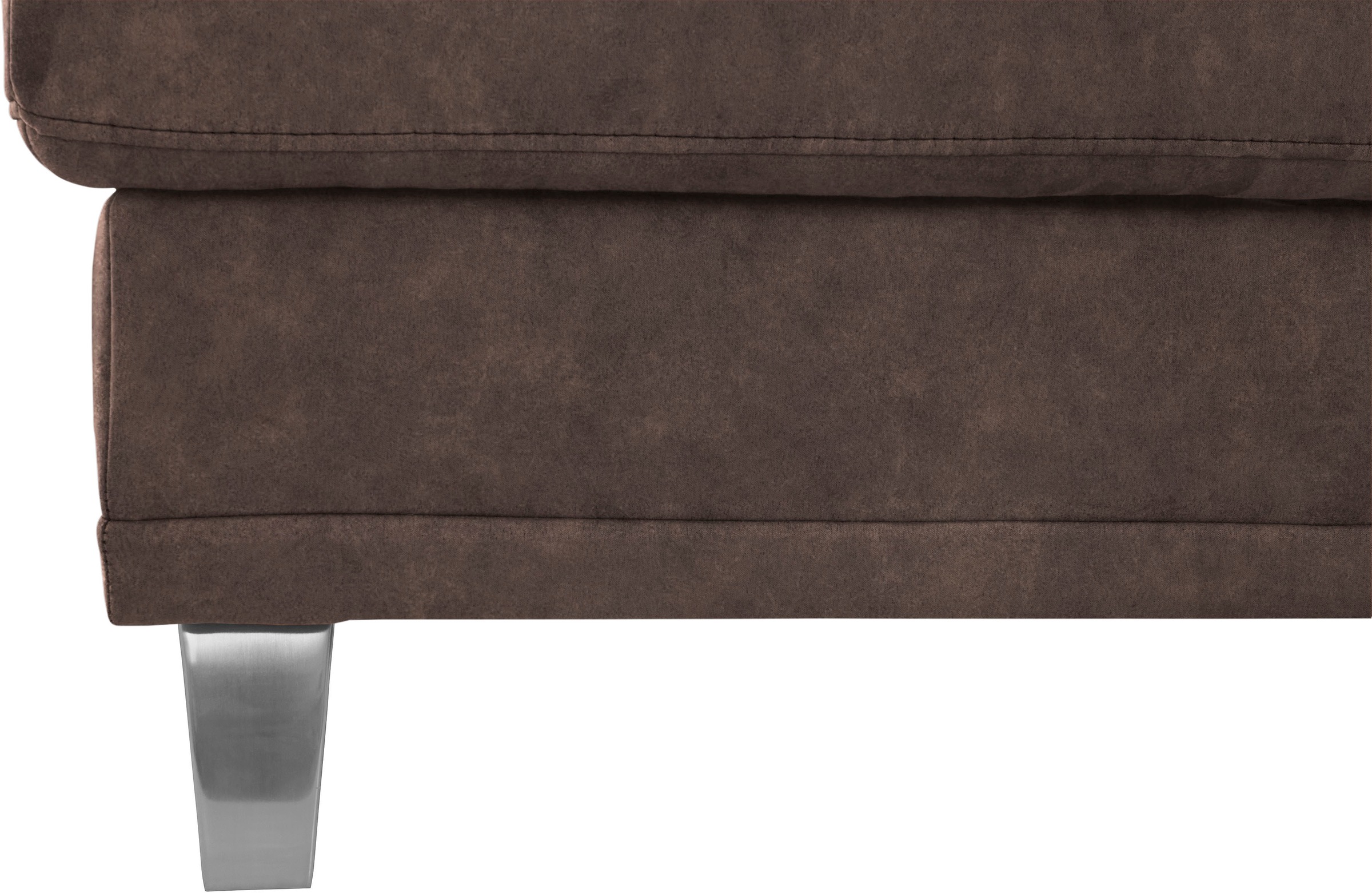 sit&more Ecksofa »Clio L-Form«, wahlweise mit Bettfunktion oder Vorziehsitz und Bettkasten, Federkern