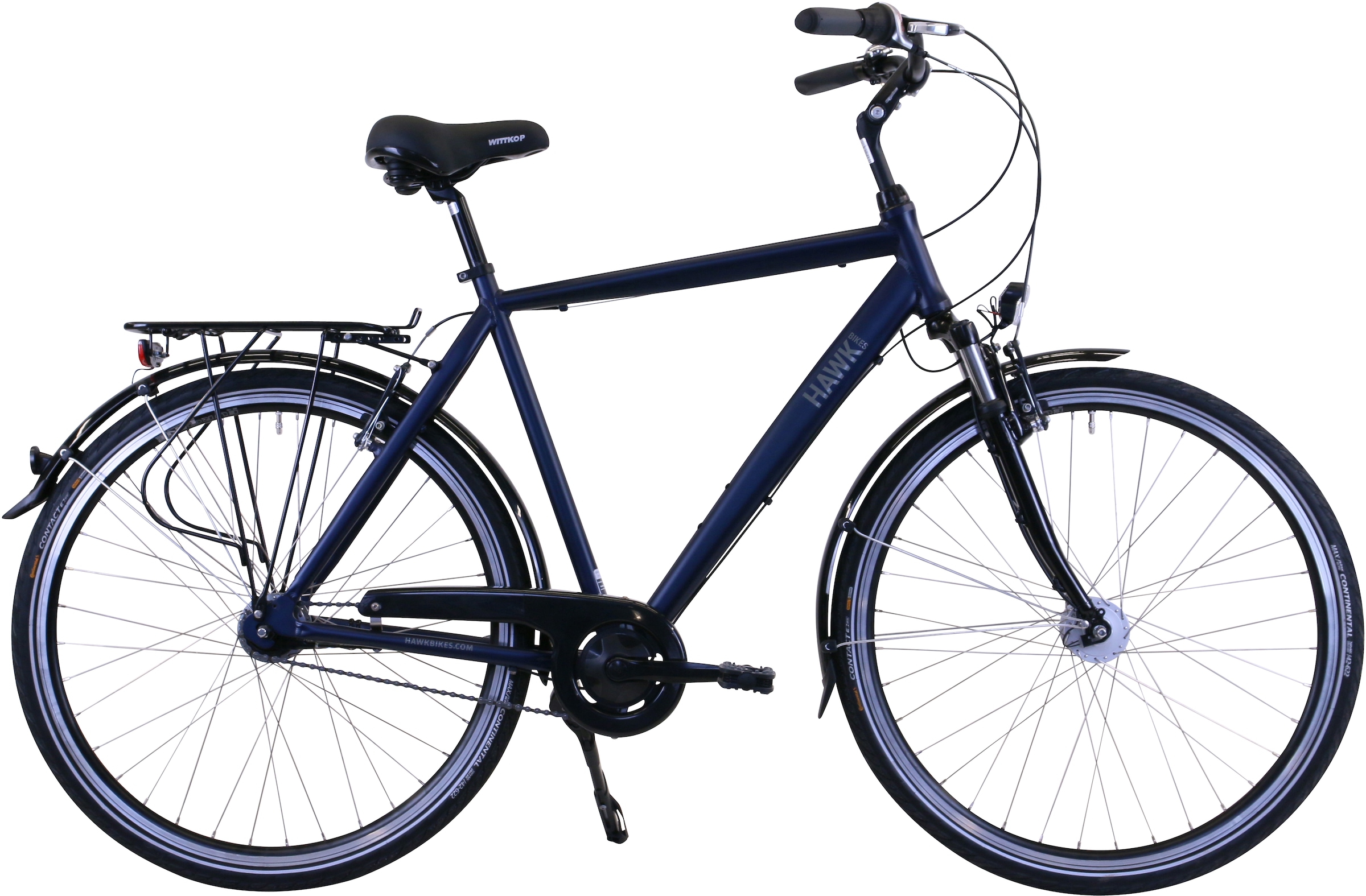 Cityrad "Gent Deluxe", 7 Gang, Shimano, Nabenschaltung, für Herren, Nabenschaltung blau 28 Zoll (71,12 cm) 57 cm - 28 Zoll (71,12 cm)