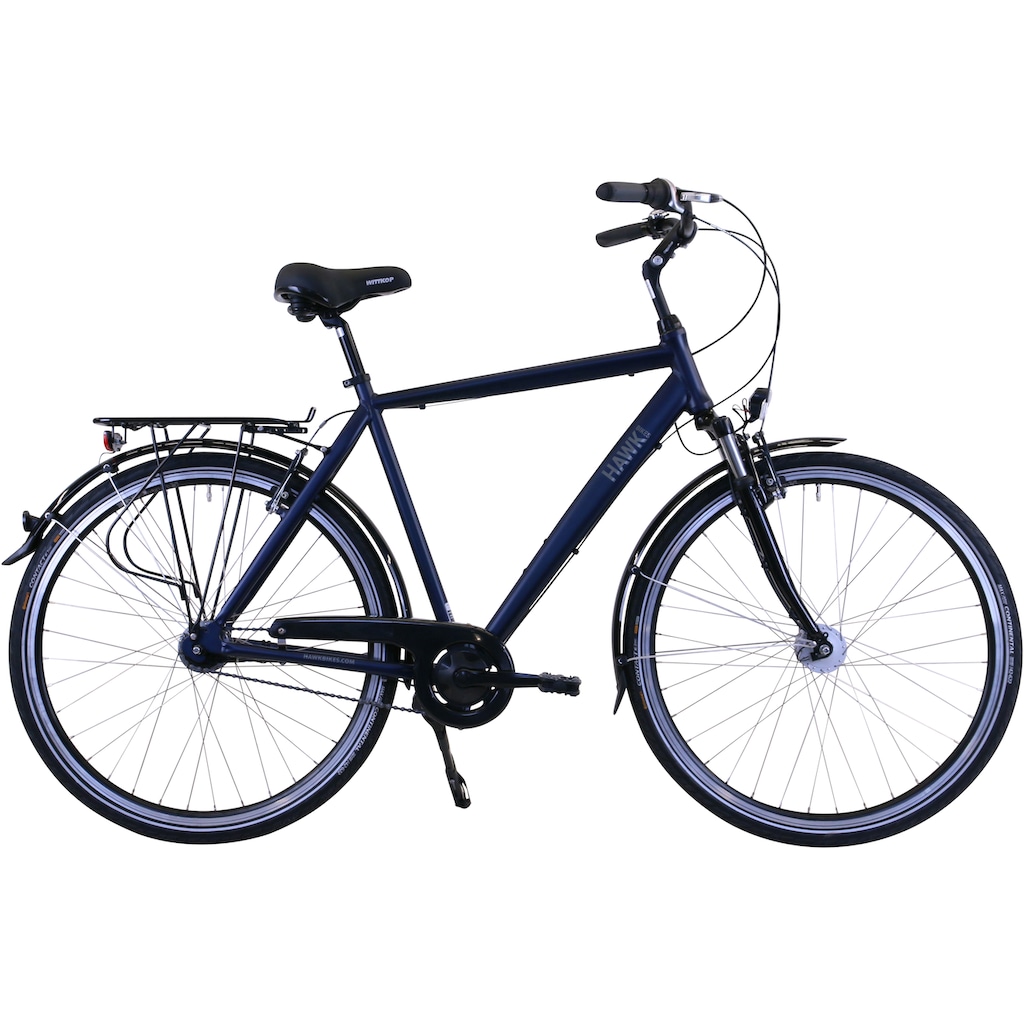 HAWK Bikes Cityrad »Gent Deluxe«, 7 Gang, Shimano, Nabenschaltung