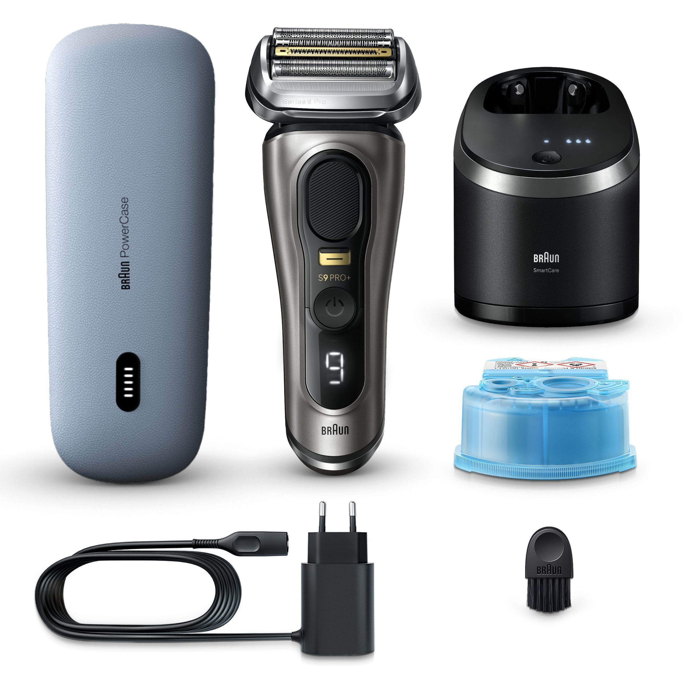 Braun Elektrorasierer »Series 9 Pro+ 9575cc«, Reinigungsstation, Precision ProTrimmer