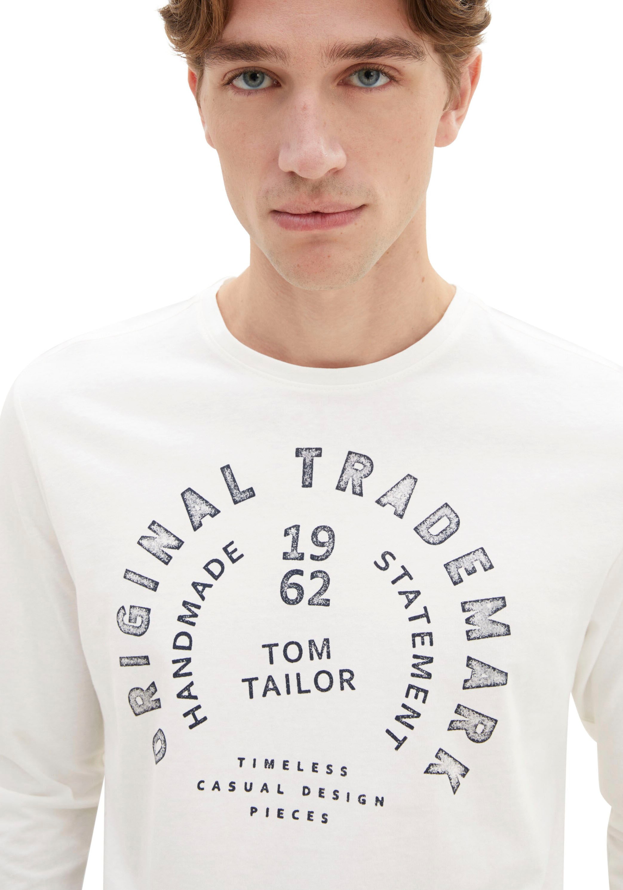 TOM TAILOR Langarmshirt, mit großem Frontprint online kaufen