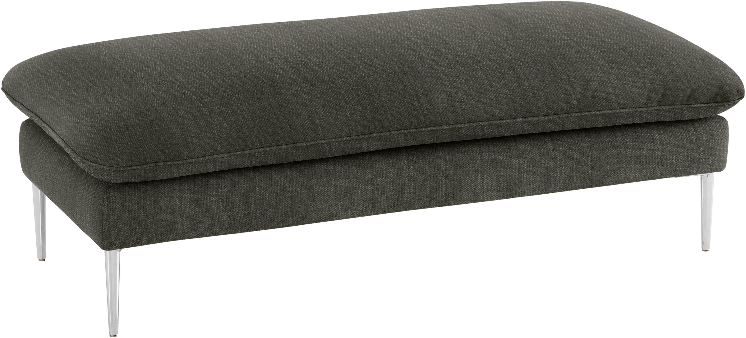 W.SCHILLIG Hocker »enjoy&MORE«, Füße Chrom glänzend, Breite 151 cm
