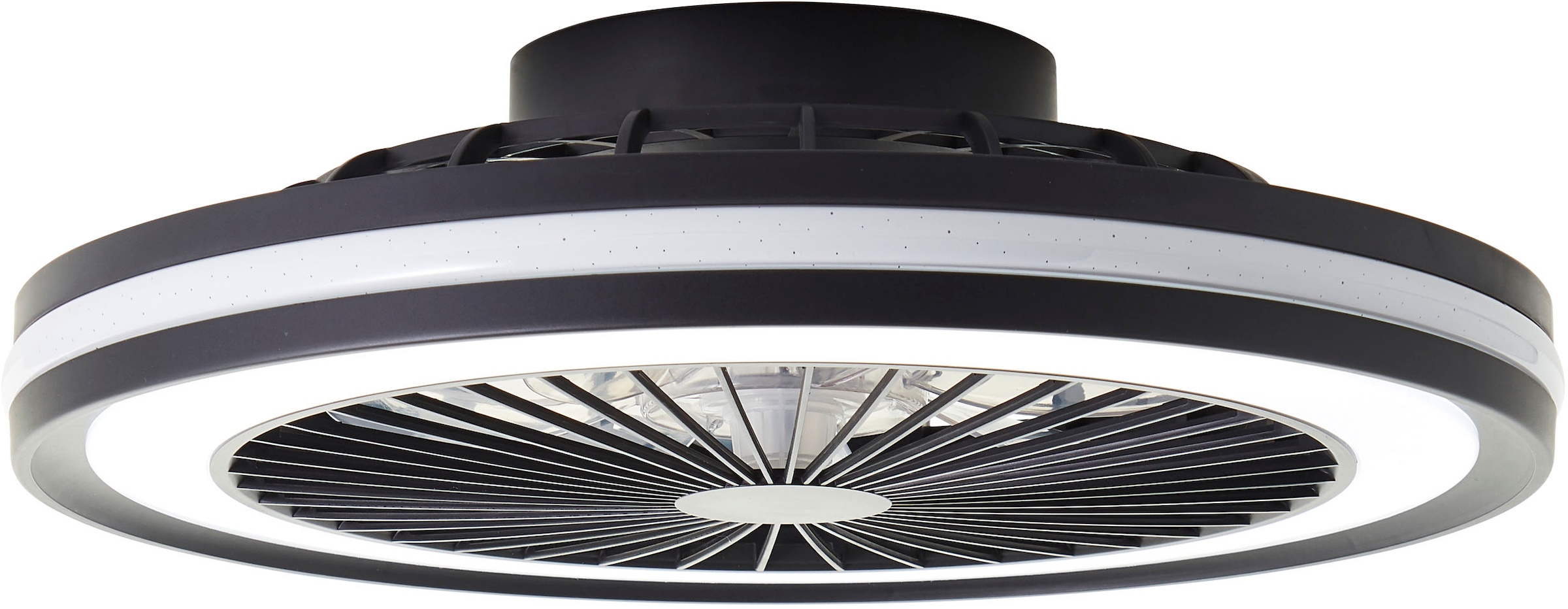 Brilliant LED Deckenleuchte »Palmero«, mit Ventilator, Ø 47 cm, IC-RGB, 5000 lm, dimmbar, 2700-6500 K