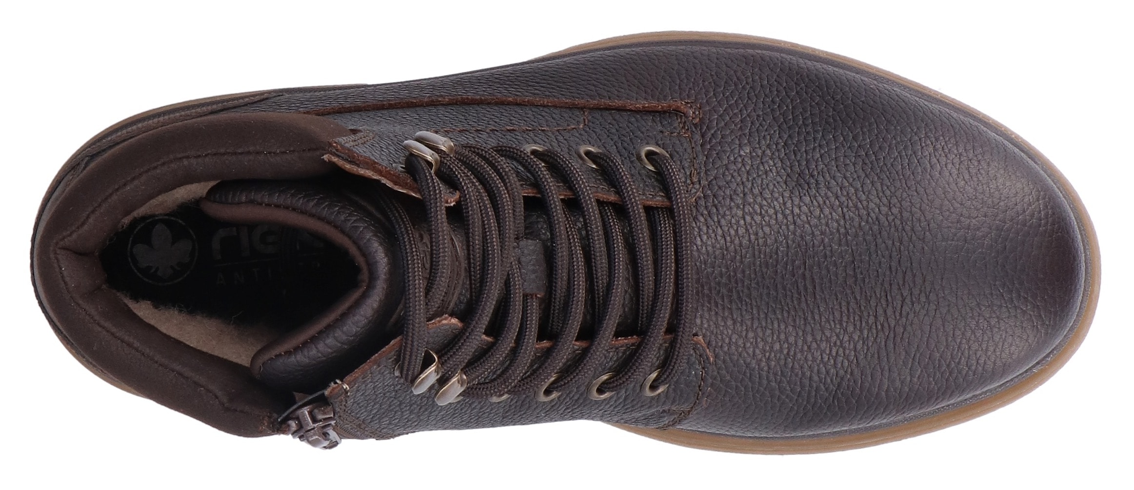 Rieker Winterstiefelette  Winterboots, Schnürboots, Profilsohle, mit riekerTEX-Membran