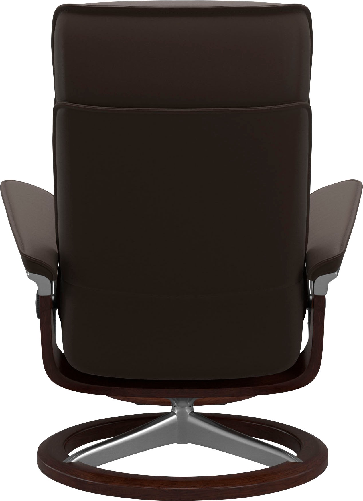 Stressless® Relaxsessel »Admiral«, (Set, Relaxsessel inkl. Hocker), mit Signature Base, Größe M & L, Gestell Braun