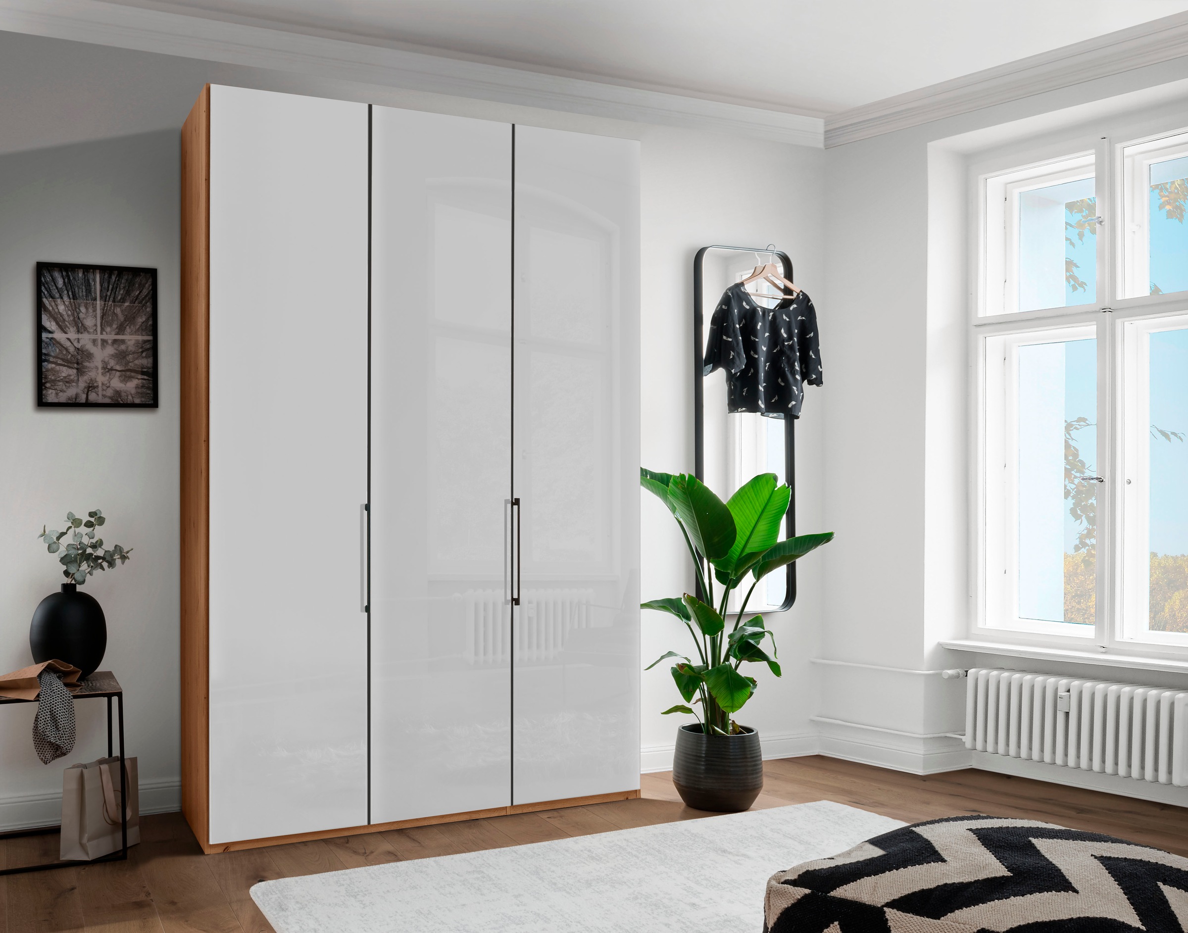 WIEMANN Drehtürenschrank "Monaco, Made in Germany, edle Glasfront, in versc günstig online kaufen