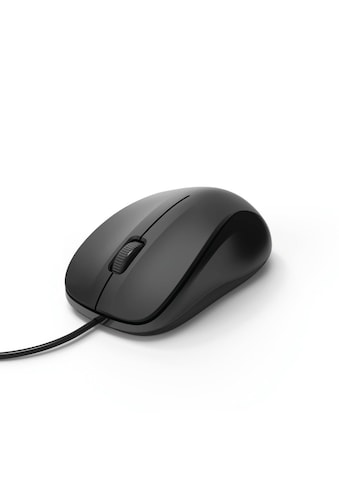 Hama Maus »MC-300, 3 Tasten, optisch«, kabelgebunden, mit Kabel, Rechts-/Linkshänder Maus kaufen