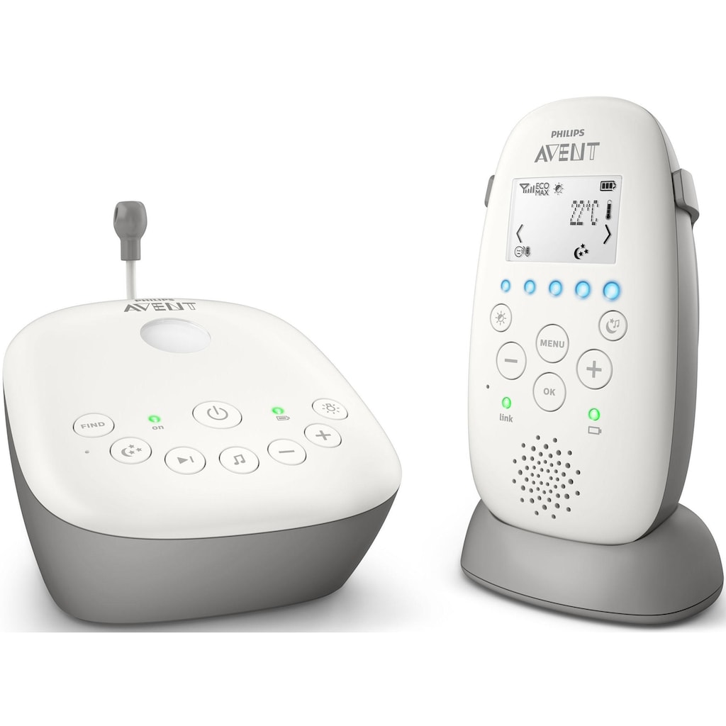 Philips AVENT Babyphone »SCD733/26«, mit Schlafliedern und Sternenhimmel-Projektion