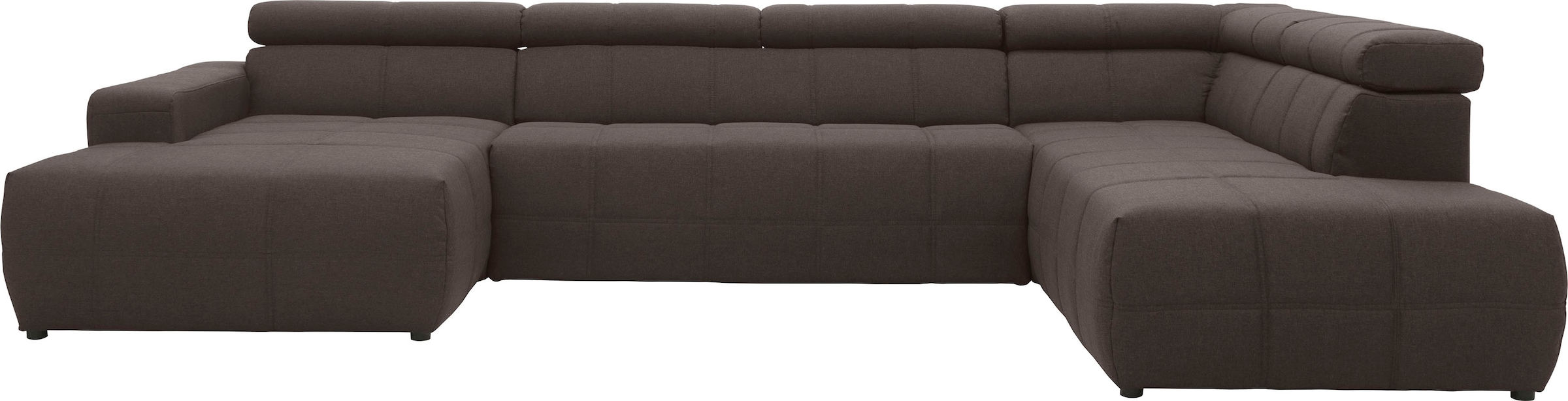 DOMO collection Wohnlandschaft »Brandon, whlw. mit Sitztiefenverstellung, w günstig online kaufen