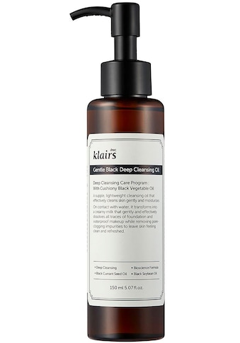 Gesichts-Reinigungsöl »Gentle Black Deep Cleansing Oil«