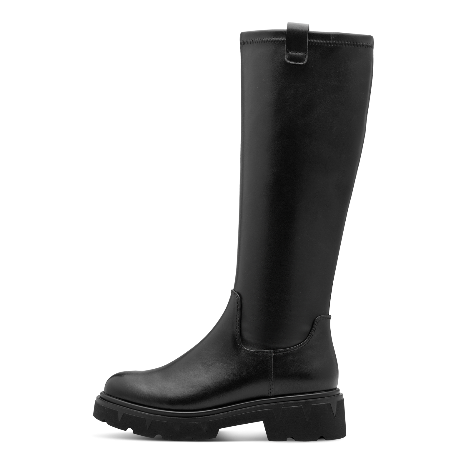 MARCO TOZZI Stiefel  , Blockabsatz, Langschaftstiefel mit praktischem Innenreißverschluss