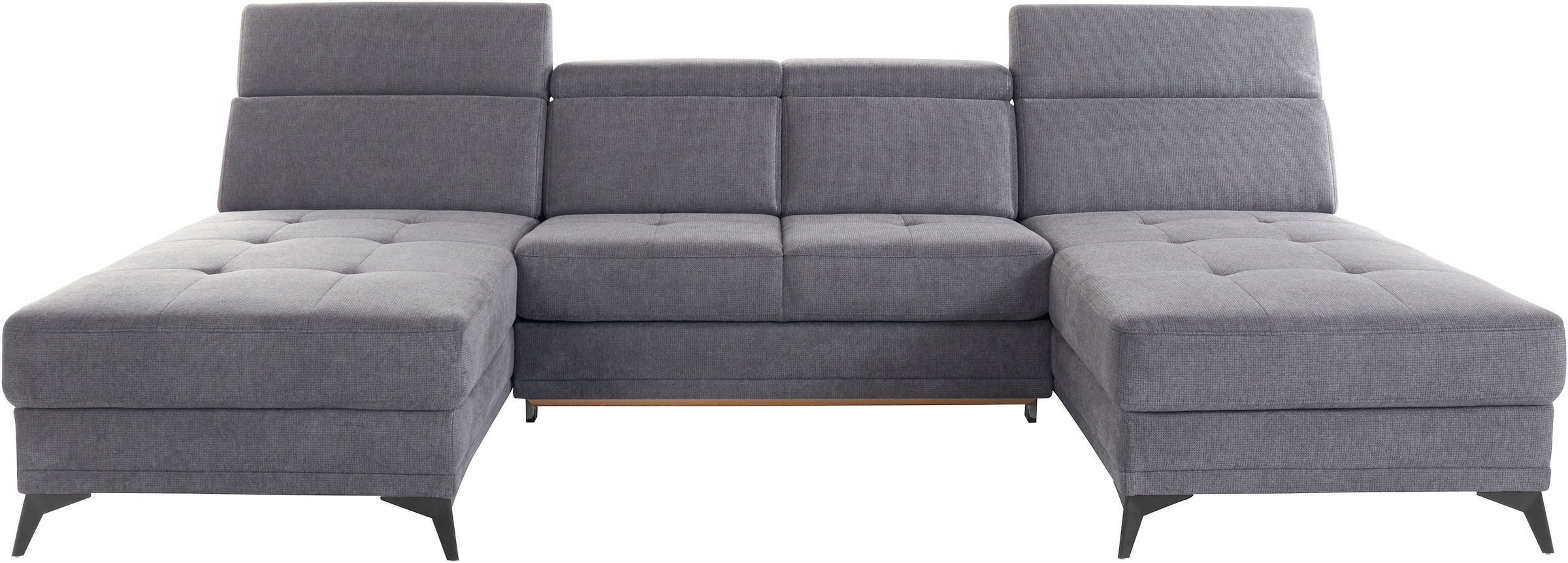 Home affaire Wohnlandschaft »Cardiz U-Form« inkl.Kopfteilverstellung und Fe günstig online kaufen