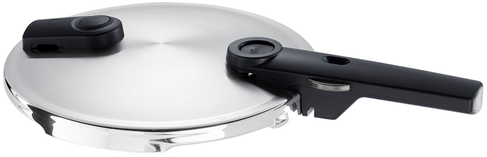 Fissler Schnellkochtopf »Vitaquick® Premium«, Edelstahl 18/10, (3 tlg., 1 Schnellkochtopf 8 L, 1 Metalldeckel, 1 Dünsteinsatz), Made in Germany, mit gelochtem Einsatz