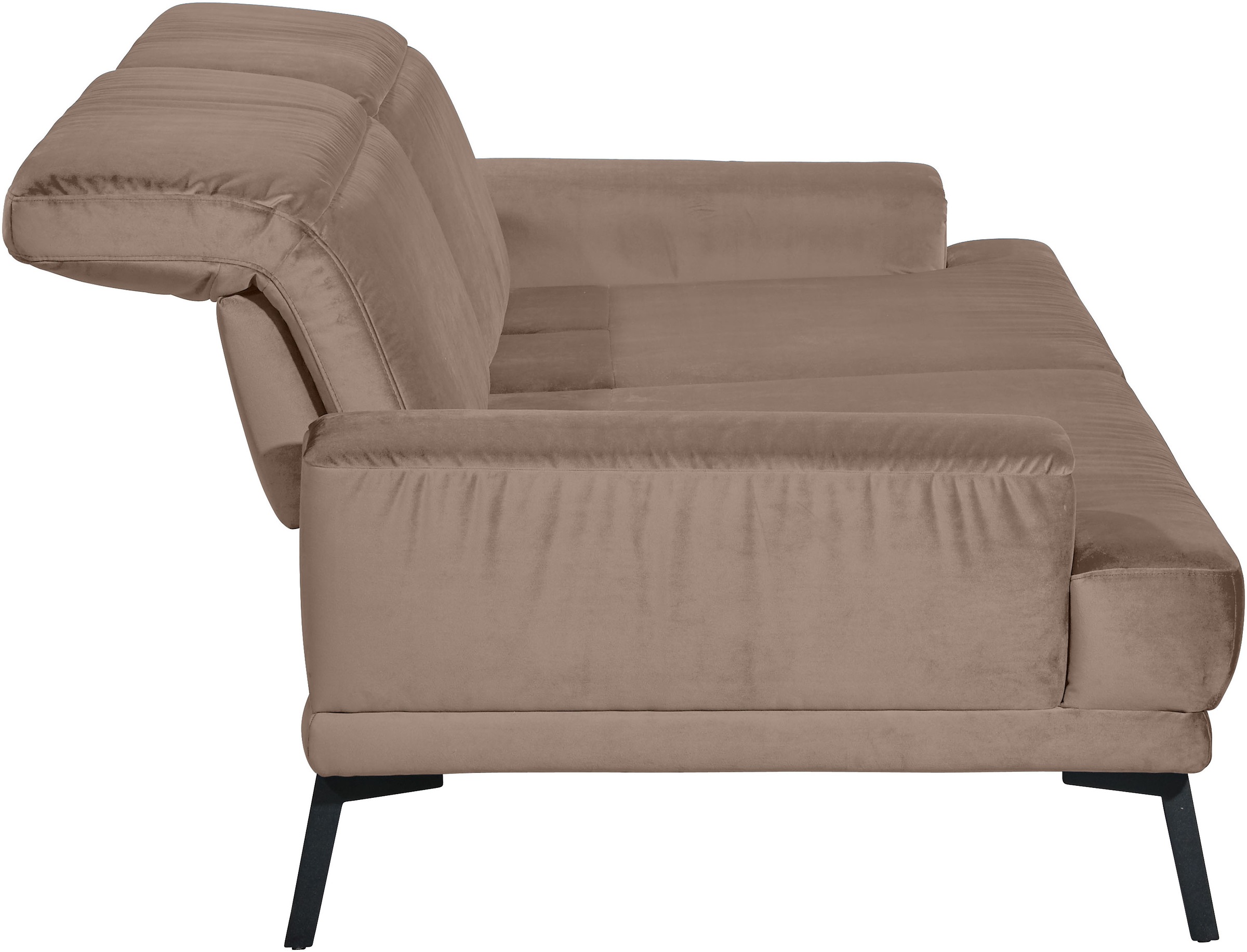 Musterring 2-Sitzer »MR 4580«, inkl. Kopf- und Sitztiefenverstellung, Fuß schwarz, B198 x T103 cm