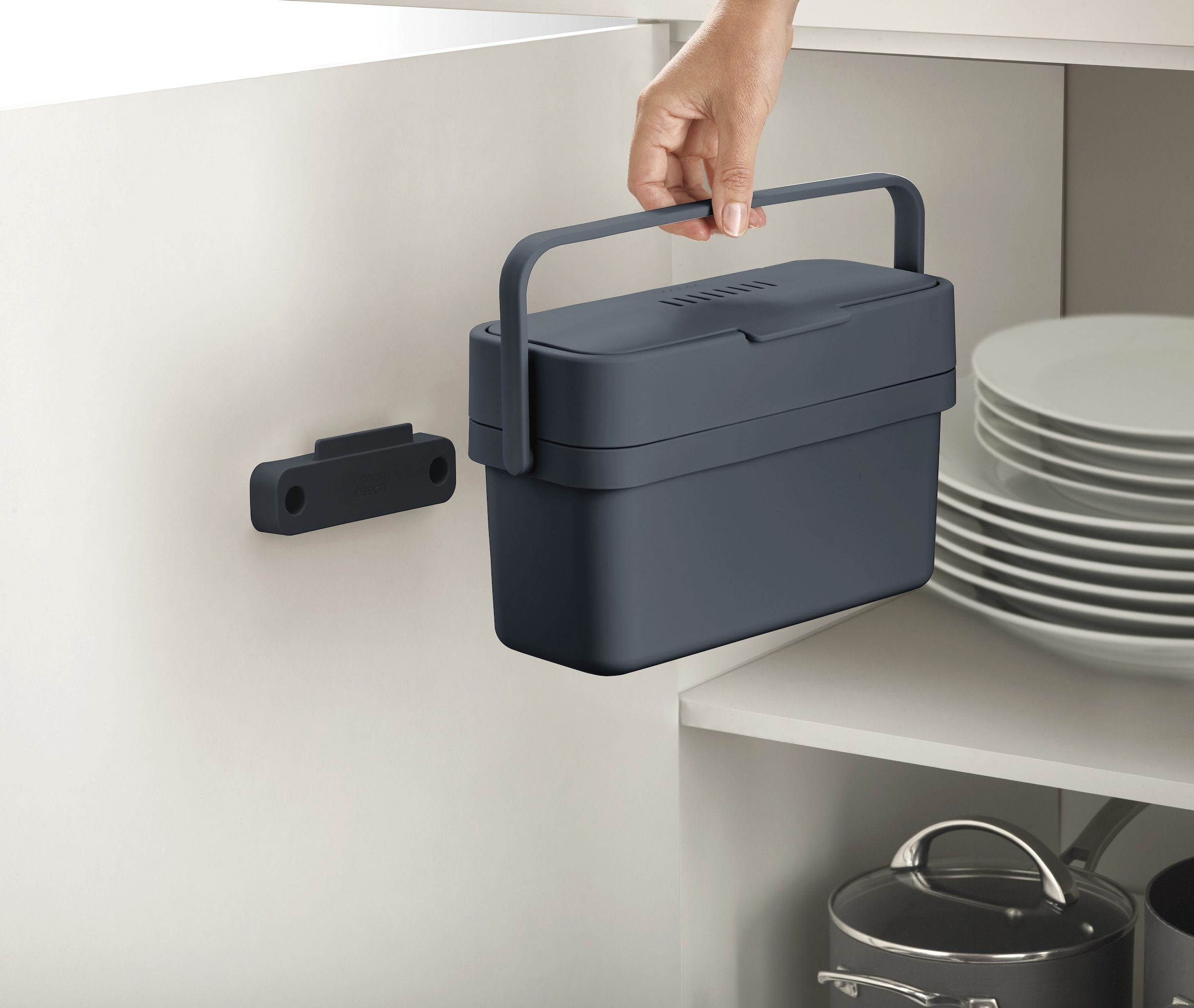 Joseph Joseph Biomülleimer »Compo™«, 1 Behälter, geruchskontrolle, schlankes Design, 4 Liter