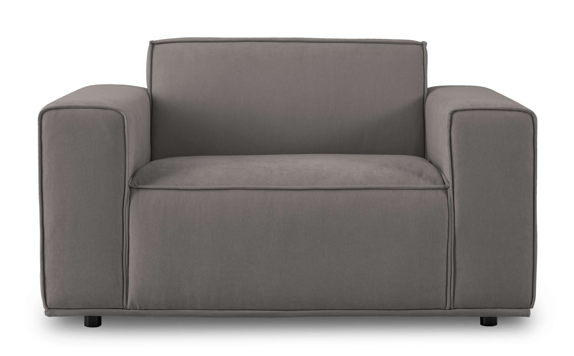 Home affaire Loveseat »Avelin, 1.5 Sitzer, 140 cm, Chenille, Struktur-Boucl günstig online kaufen