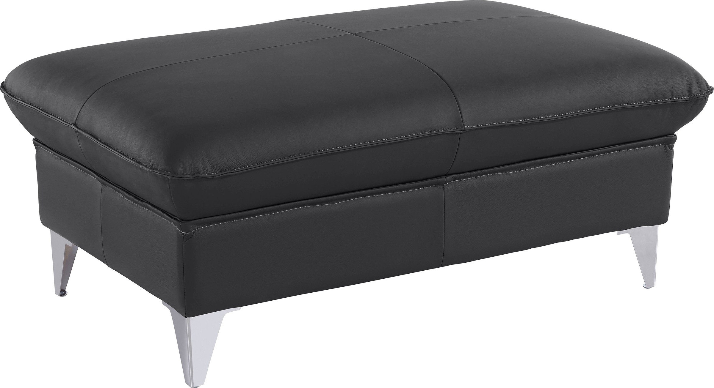 COTTA Polstergarnitur »Caluso L-Form«, (2 tlg.), Set bestehend aus: Ecksofa mit Kopfteilverstellung & Hocker