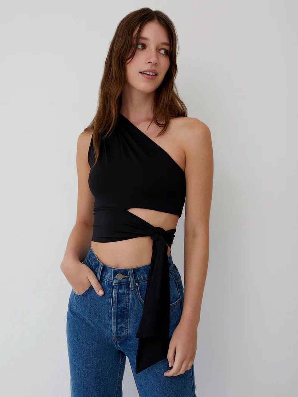LeGer One-Shoulder-Top »Leia, LeGer by Lena Gercke« Regular fit im asymmetrischen Design