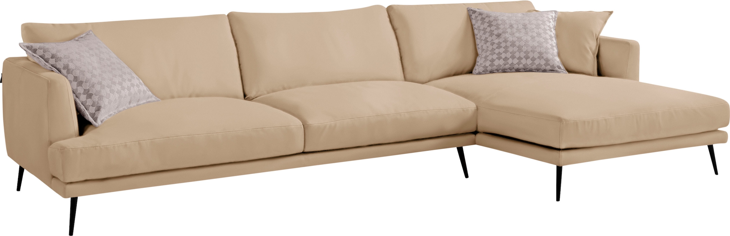 Egoitaliano Ecksofa »Sophia, Designsofa mit extrakomfortablem Sitzkomfort, günstig online kaufen