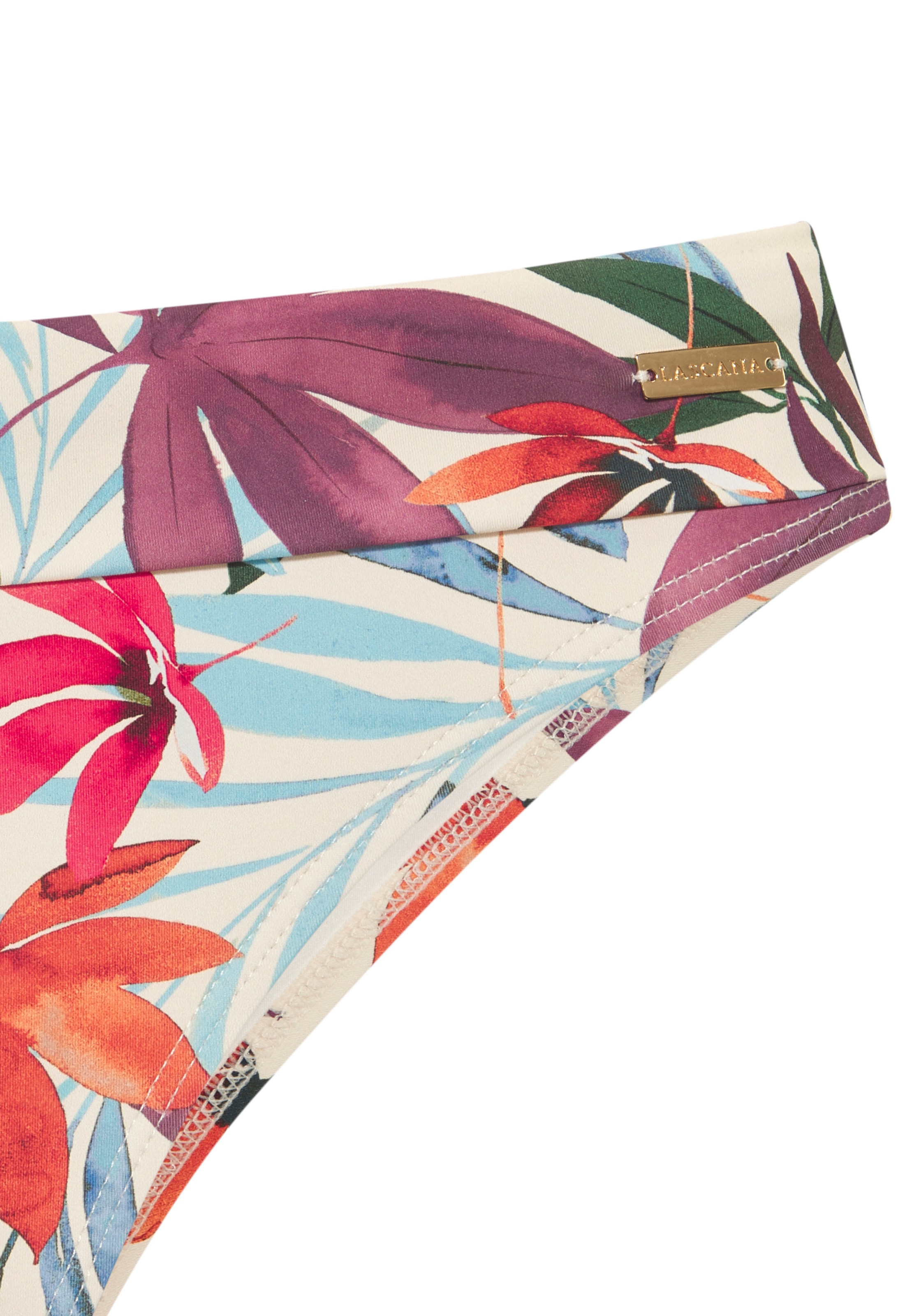 LASCANA Bikini-Hose »Imani« mit sommerlichem Blätterprint