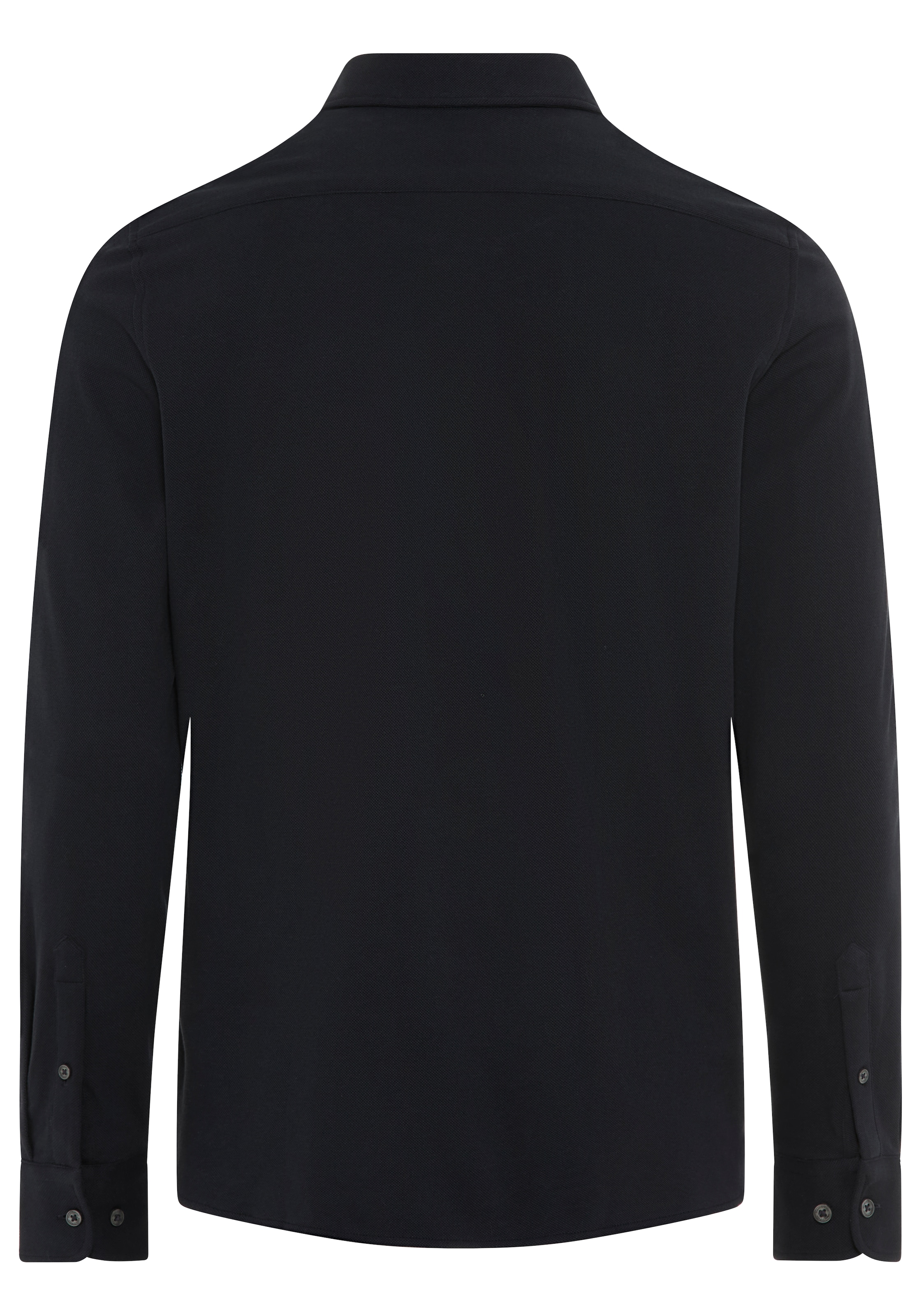 Marc O'Polo Langarmhemd Shaped Fit, mit feiner Piqué-Struktur