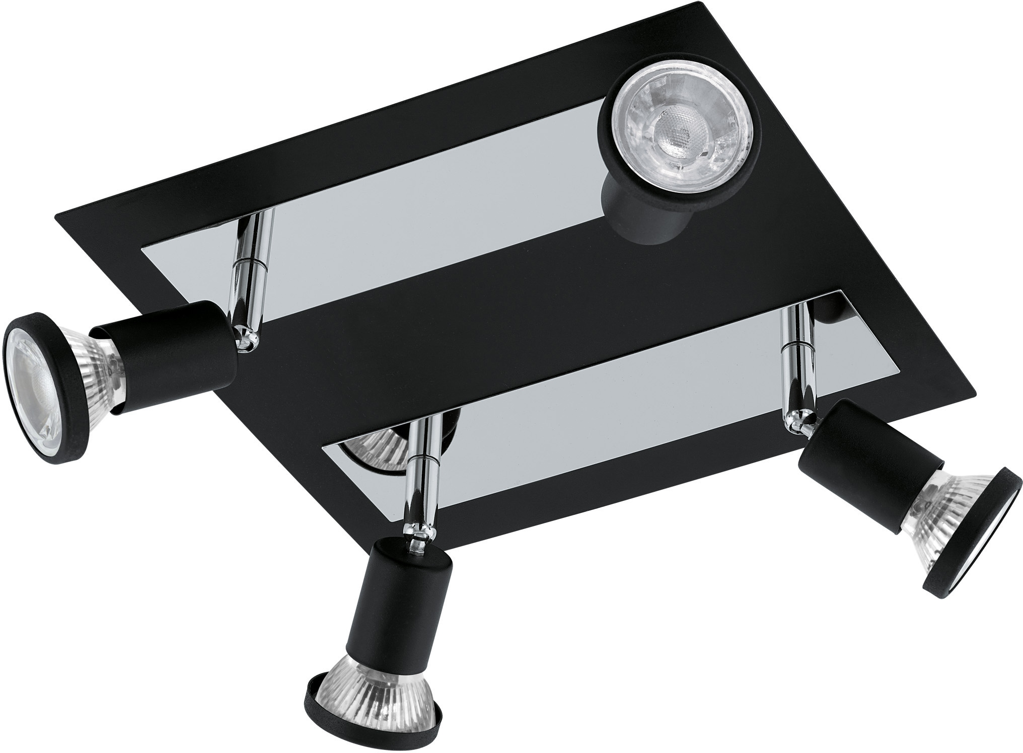 EGLO LED Deckenspots »SARRIA«, 4 flammig, Leuchtmittel LED-Board-GU10   LED günstig online kaufen