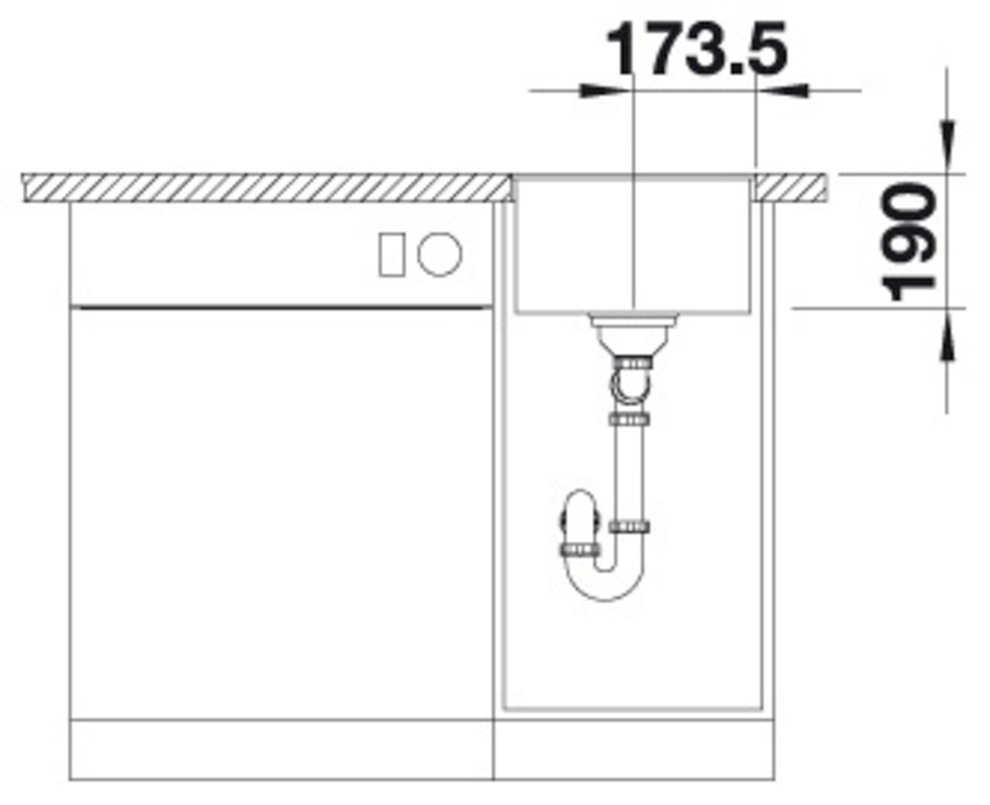 Blanco Granitspüle »SUBLINE 320-F« 1 Stk. tlg. erhältlich in mehreren Farben