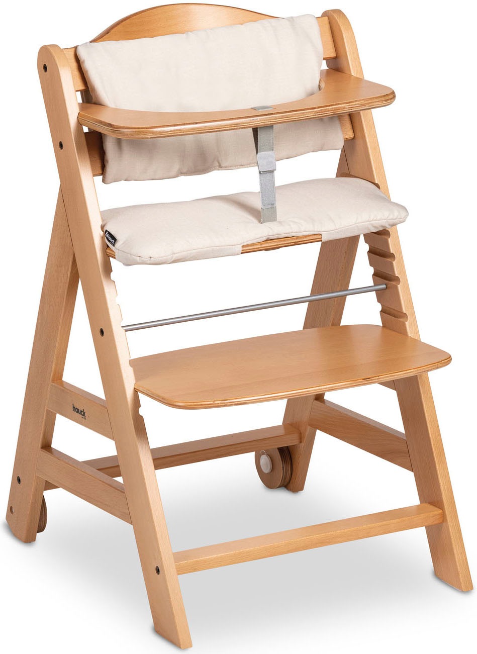 Hauck Hochstuhl »Beta+« () mit Holzrädern; FSC® - schützt Wald günstig online kaufen