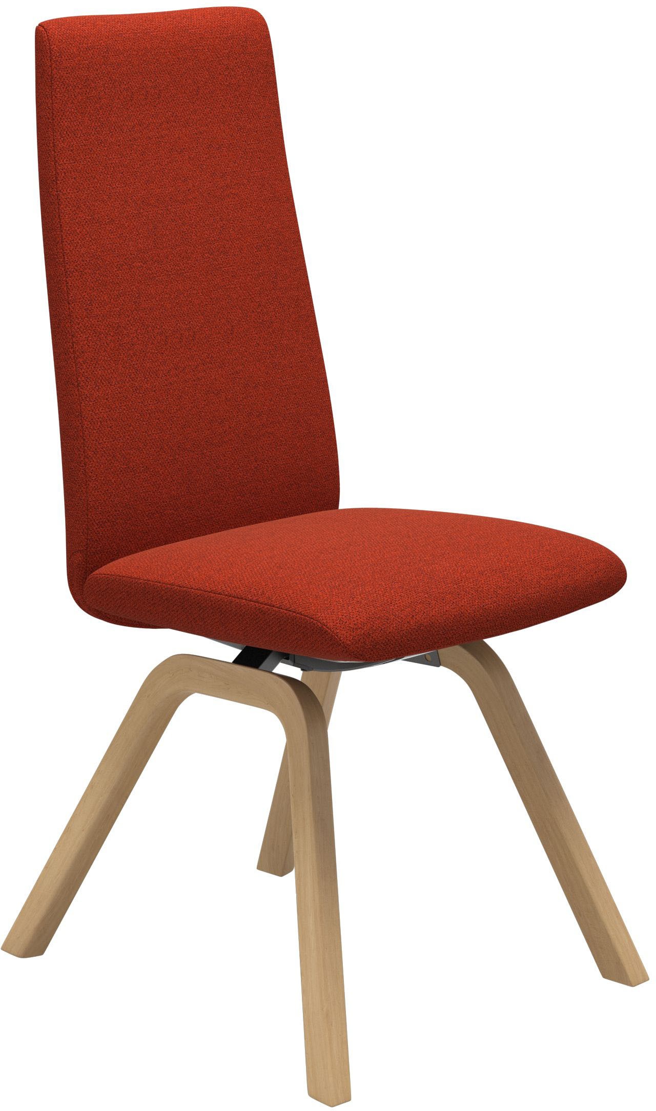 Stressless® Polsterstuhl »Laurel«, ROHLEDER Stoff Q2 FARON, High Back, Größe M, mit schräggestellten Beinen in Eiche natur