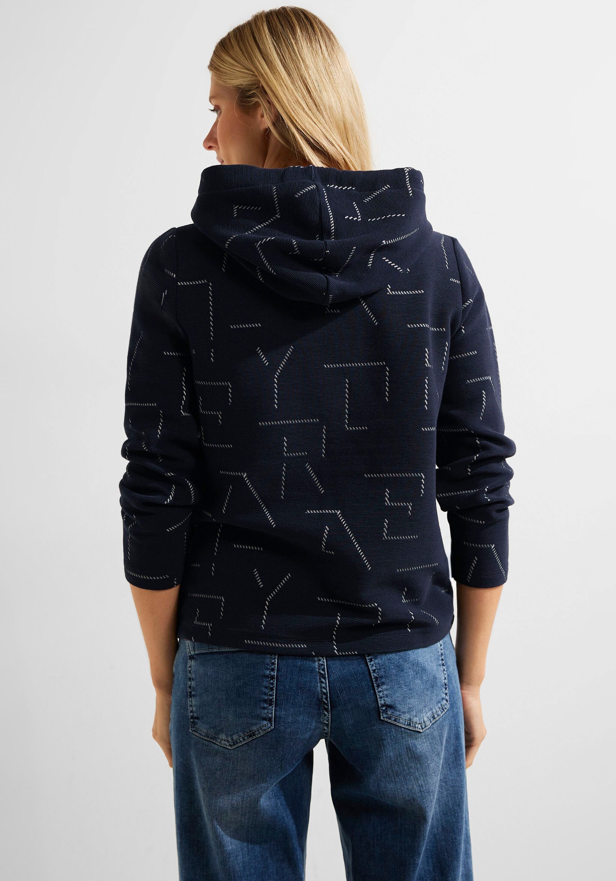 Cecil Sweatshirt, mit einzigartigem kaufen Jacquard-Muster