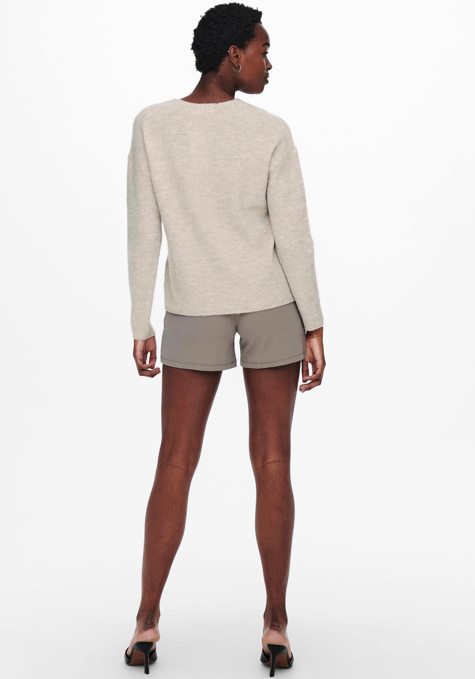 ONLY Strickpullover »ONLCAMILLA V-NECK L/S PULLOVER KNT NOOS«