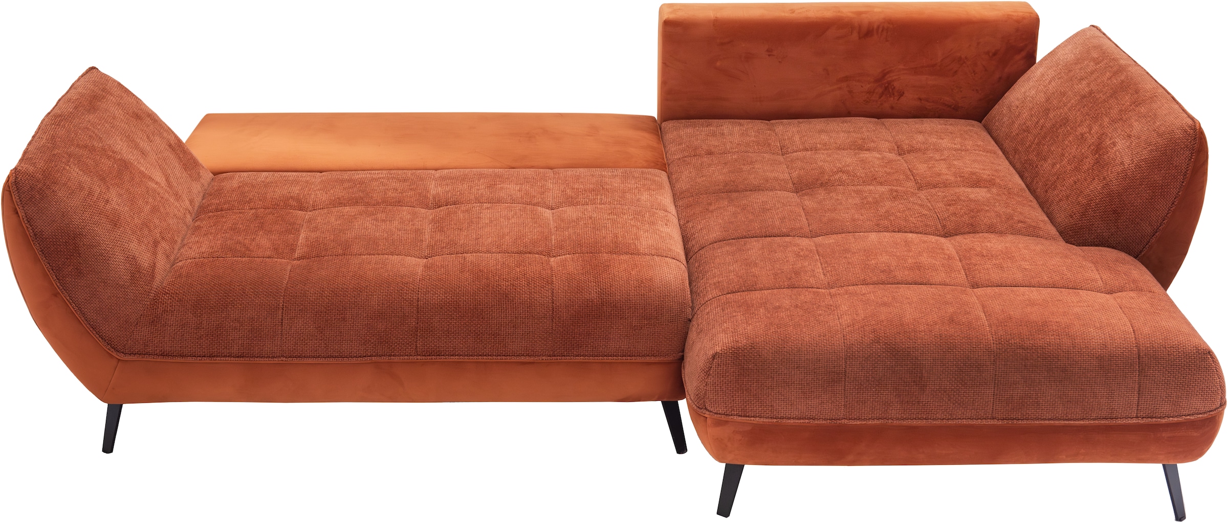 exxpo - sofa fashion Ecksofa »Midway mit einfacher Easy-Lift-Bettfunktion, bequem und modern«, inkl. Bettfunktion und praktischem Bettkasten, L-Form