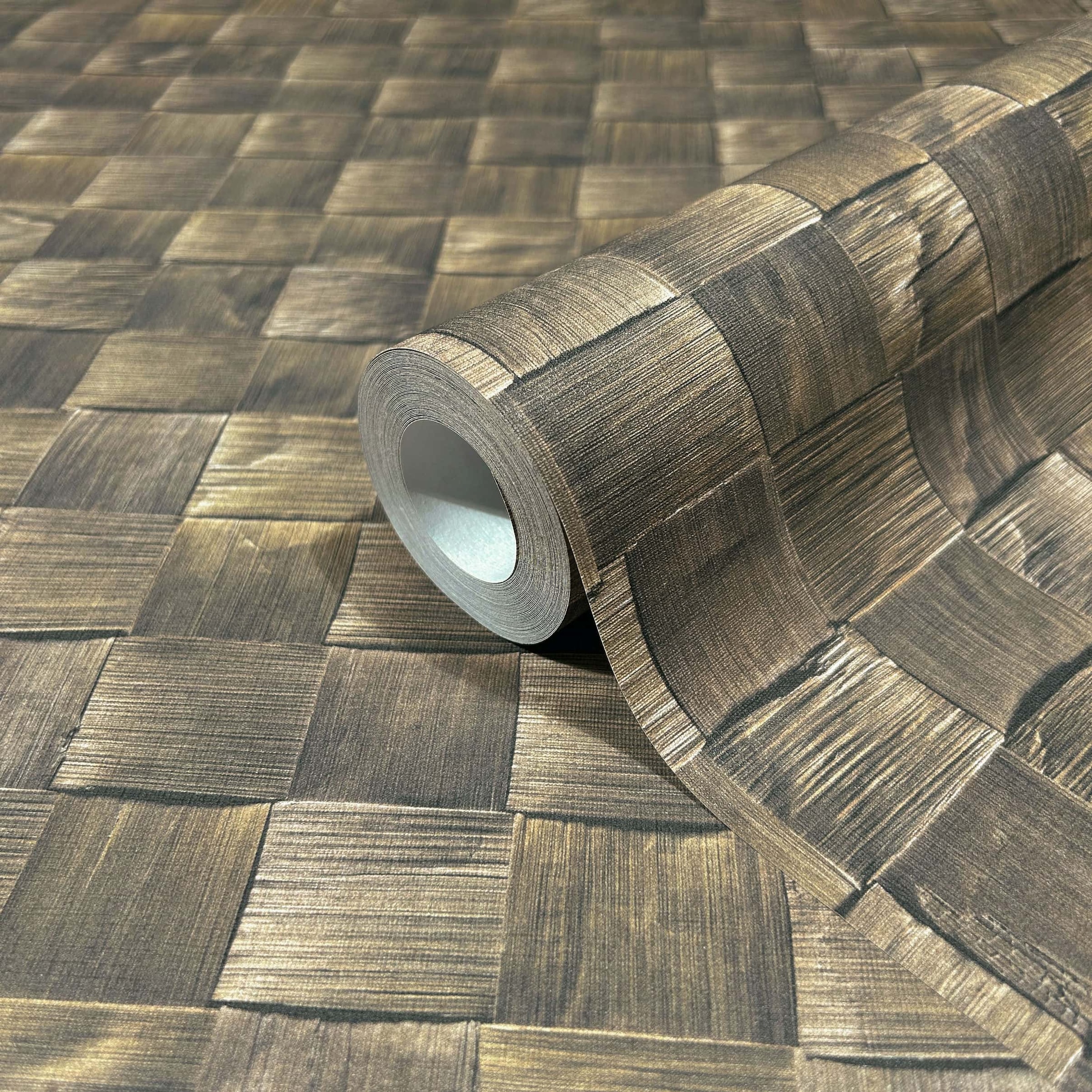 Marburg Vliestapete »Tapete Wooden Panels« Holz geprägt moderne Vliestapete für Wohnzimmer Schlafzimmer Küche