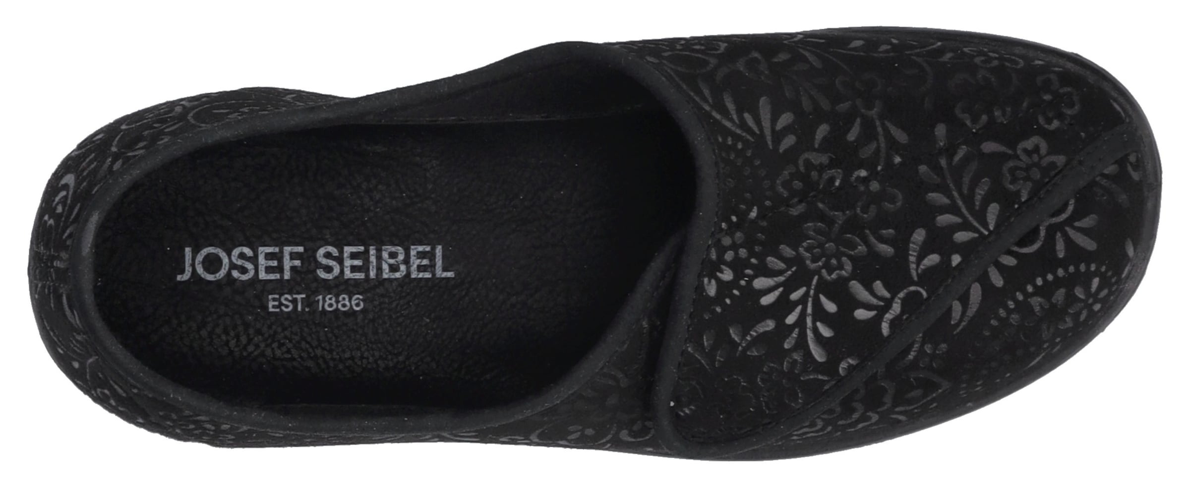 Josef Seibel Hausschuh »Nice 104«, Klettschuh, Pantoffel mit praktischem Klettverschluss